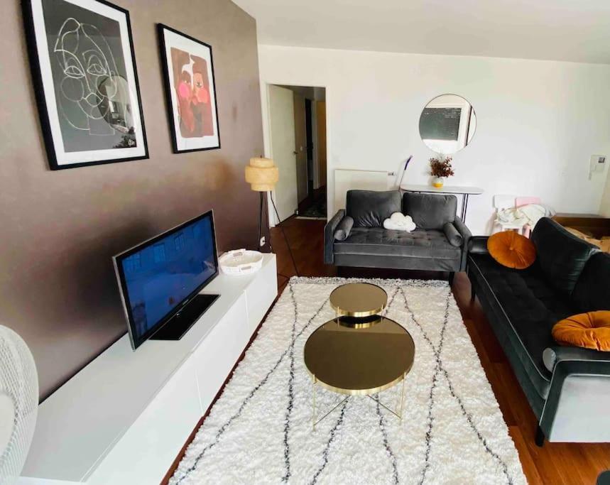 Apartment 80m2, Terrasse Sud, Metro 7 Direction Louvre A 8minutes, Parking Sous-sol, Proche Paris-bercy *